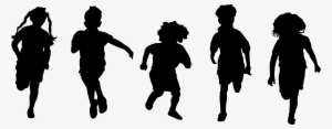 Source - Www - Burnhamprimary - Co - Uk - Report - - Children Running Silhouette