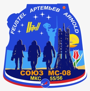 Soyuz Ms 08 Mission Patch - Soyuz Ms-08