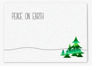 Picture Of Green Peace On Earth Greeting Card - Illustration