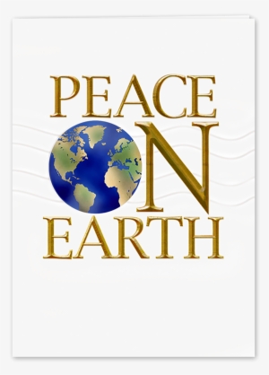 Picture Of Peace On Earth Globe Greeting Card - Crown Ford