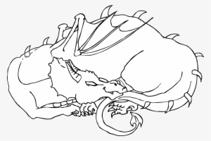 This Free Icons Png Design Of Sleeping Dragon Line