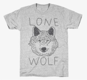 lone wolf mens t-shirt - origami paper crane t-shirt: funny t-shirt from lookhuman.