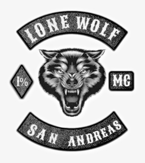 Lone Wolf Mc ♤ - Alpha Wolf Beach Towel