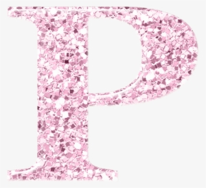 Bling Rosa Pastel - Glitter B In Pink Letters