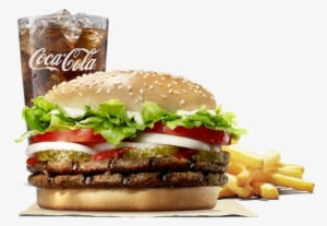 Burger King Png Pic - Burger King Whopper Menü