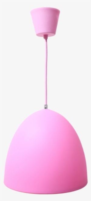 Lámpara Colgante Silicon Cono Rosa - Lampshade