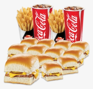 12 Count Combo With Two Fries And Two Drinks - 12oz Coke Paper Cup
