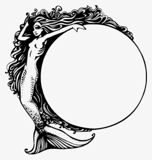 This Free Icons Png Design Of Mermaid With A Circle