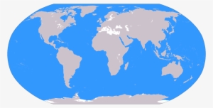 Locationoceans Transparent - World Map Grey Png
