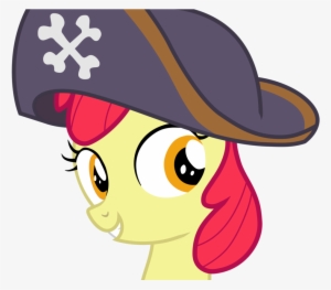 Apple Bloom W Pirate Hat By Frownfactory - Apple Bloom Pirate Hat