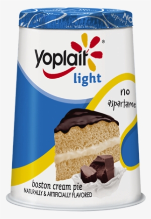 Yoplait® Light Boston Cream Pie Chocolate Flavored - Yoplait Light Fat Free Very Vanilla Yogurt 170gms