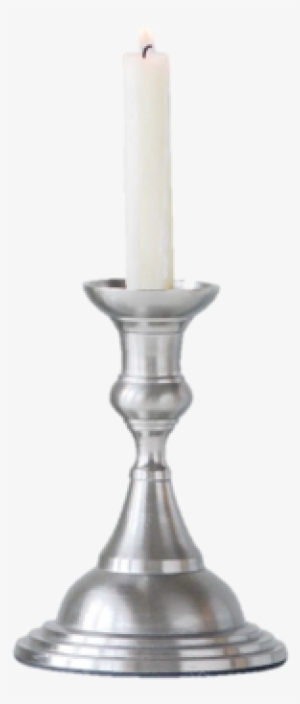 Silver Metal Candle Holder