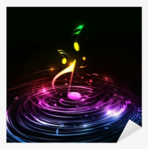 3d Colorful Music Notes