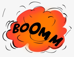 Boom Clip Art At Clker - Onomatopoeia Words Png
