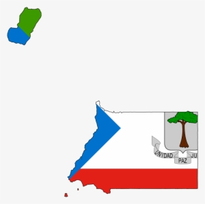 Equatorial Guinea - Equatorial Guinea Flag Map