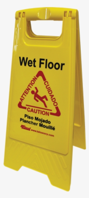 Wet Floor Sign German