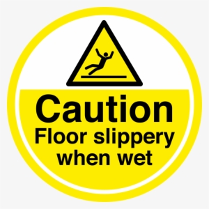 Floor Slippery When Wet Floor Sign - Food Allergies Warning Signs