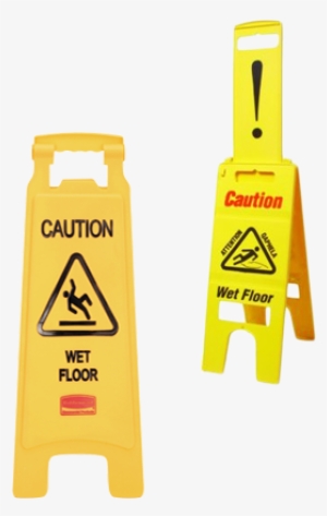 2 Piece And 3 Piece Wet Floor Signs