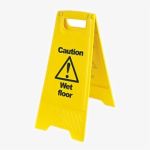 Floor Sign - Yellow Wet Floor Sign