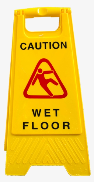 No More Wet Floors - Wet Floor Sign Name