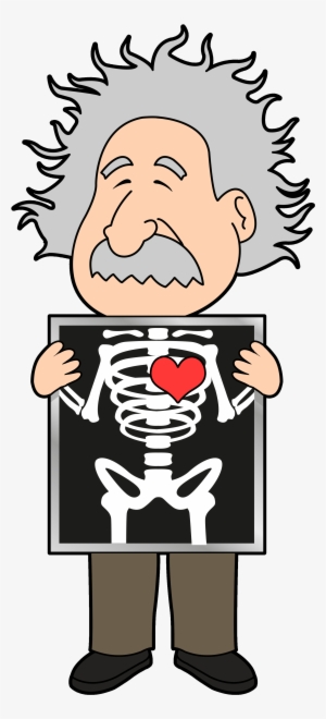 Einstein Heart - Cartoon