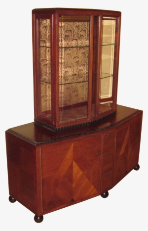 Clement Rousseau Attributed Modern Display Cabinet - Art Deco
