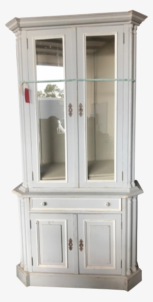 Swedish Gustavian Style Display Cabinet And Hutch On - Hutch