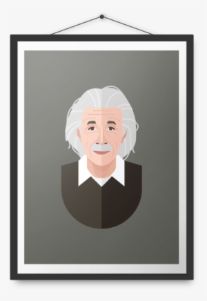 Albert Einstein Poster - Gandhi