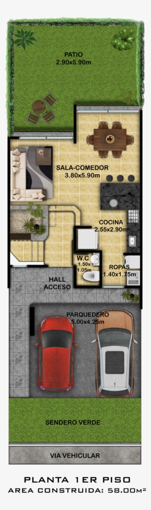 Primer Piso-png - Floor Plan