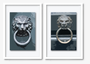 Dav#pearce Lion Door Knocker