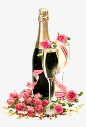Blog Católico Navideño - Champagne Bottle Pink Clipart