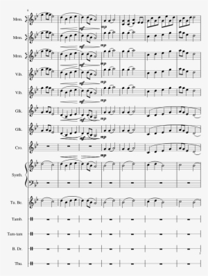 Scary Forest Sheet Music Composed By 2017 Rhs Mallet - Music