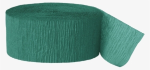 Party Streamer, 81 Feet - Crepe Paper Streamers 81 Feet Teal Green
