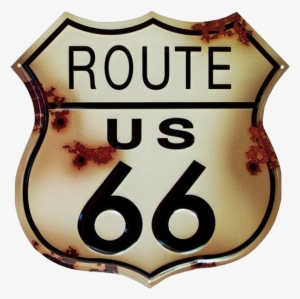 Rota 66 Envelopamento - Route 66 Logo Png