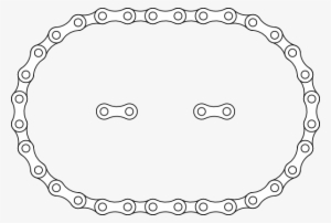 Motorcycle Chain Outline