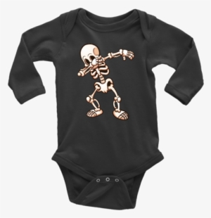 Dabbing Skeleton Baby Short\long Bodysuit - Allthisgraceboutique Hello Fall - Hello Fall Shirt