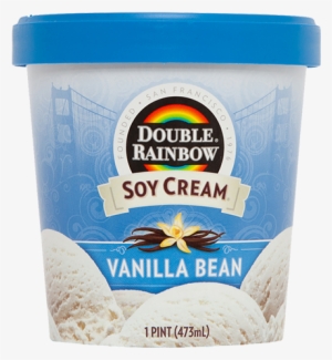 Contains - Soy - Double Rainbow Organic Ice Cream, Candy Bar - 1 Pint
