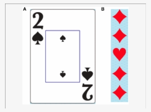 Example Of Card Suit Stimuli Used In The Dalcab Tasks - 2 Of Spades Playing Card