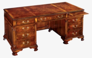 Double Pedestal Executive Desk With Modesty Paned And - Writing Desk