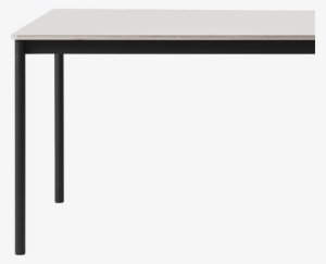 Base 18 Base Table Top Linoleum Plywood Whiteblack - Table Jardin Largeur 70 Cm