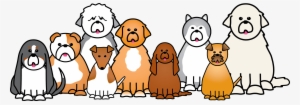 Dog Puppy Cat Pet Clip Art - Cartoon Group Of Dogs