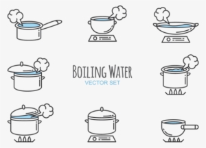 Boiling Water Icons Vector - Icon