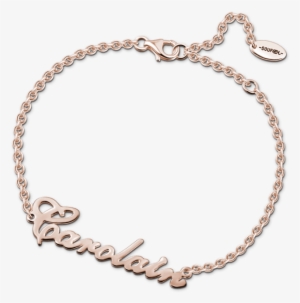 Pulsera De Nombre Personalizada Plata Chapado En Oro