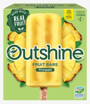 Outshine Pineapple Fruit Bars - Outshine Pineapple Popsicles