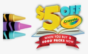 $5 Off Crayola When You Buy 3 Eggo® Packs Now - Top