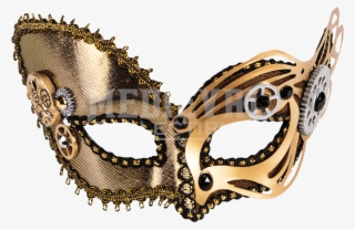 Bronze Steampunk Masquerade Masks