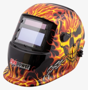 Firepower Skull & Fire Auto-darkening Welding Helmet