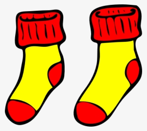 Clipart Socks Red - Socks Clipart Transparent Background