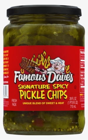 Famous Dave's Signature Spicy Pickle Spears - 24 Oz