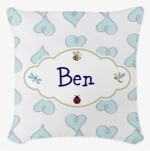Doodle Hearts-blue Woven Throw Pil - Am A Blessing-baby Throw Blanket